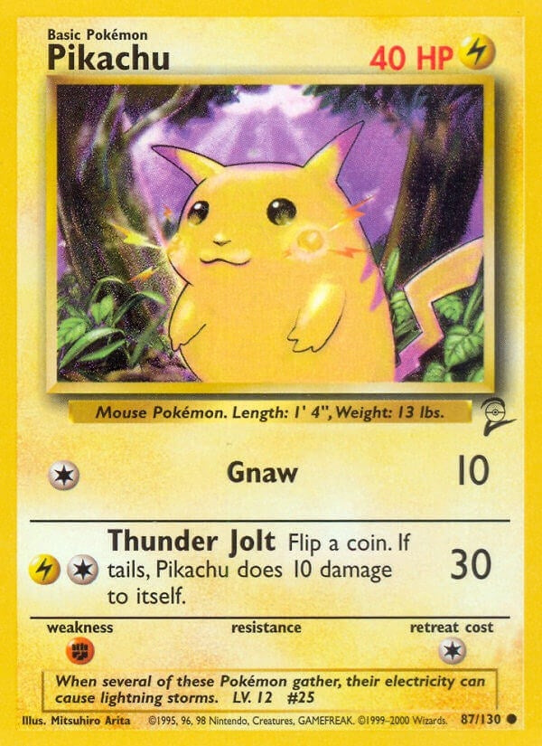 Image for Pikachu (Base Set 2) (087/130) - Pokemon