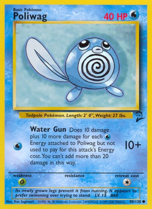 Image for Poliwag (Base Set 2) (088/130) - Pokemon