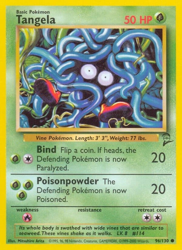 Image for Tangela (Base Set 2) (096/130) - Pokemon