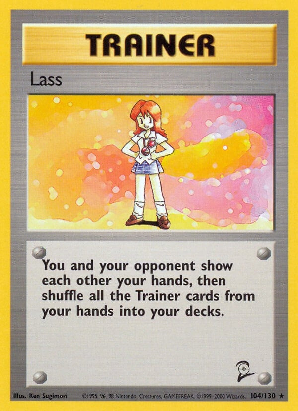 Image for Lass (Base Set 2) (104/130) - Pokemon