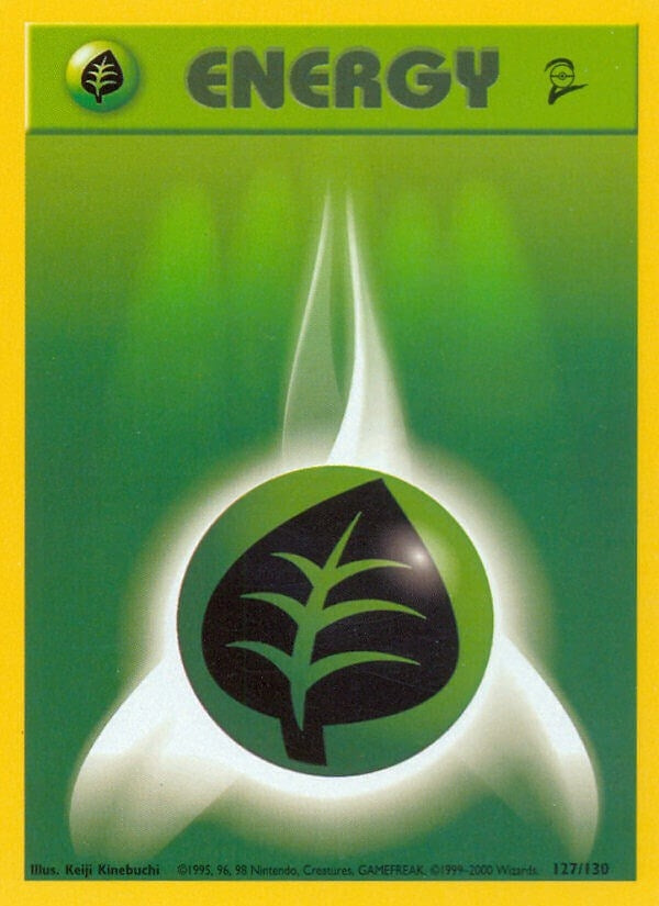 Image for Grass Energy (Base Set 2) (127/130) - Pokemon