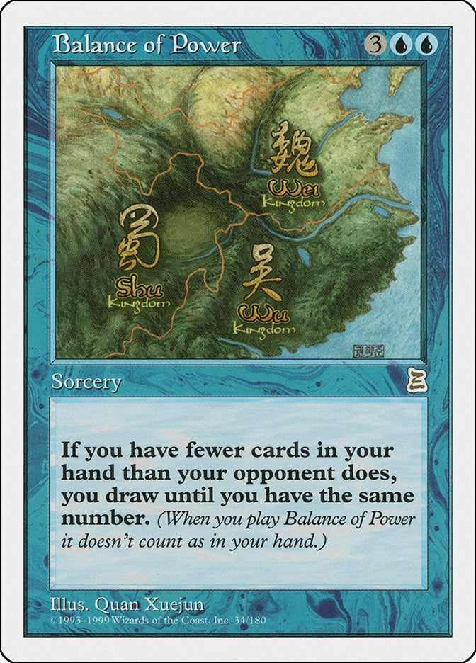 Image for Balance of Power (Portal Three Kingdoms) (34) - Magic: The Gathering