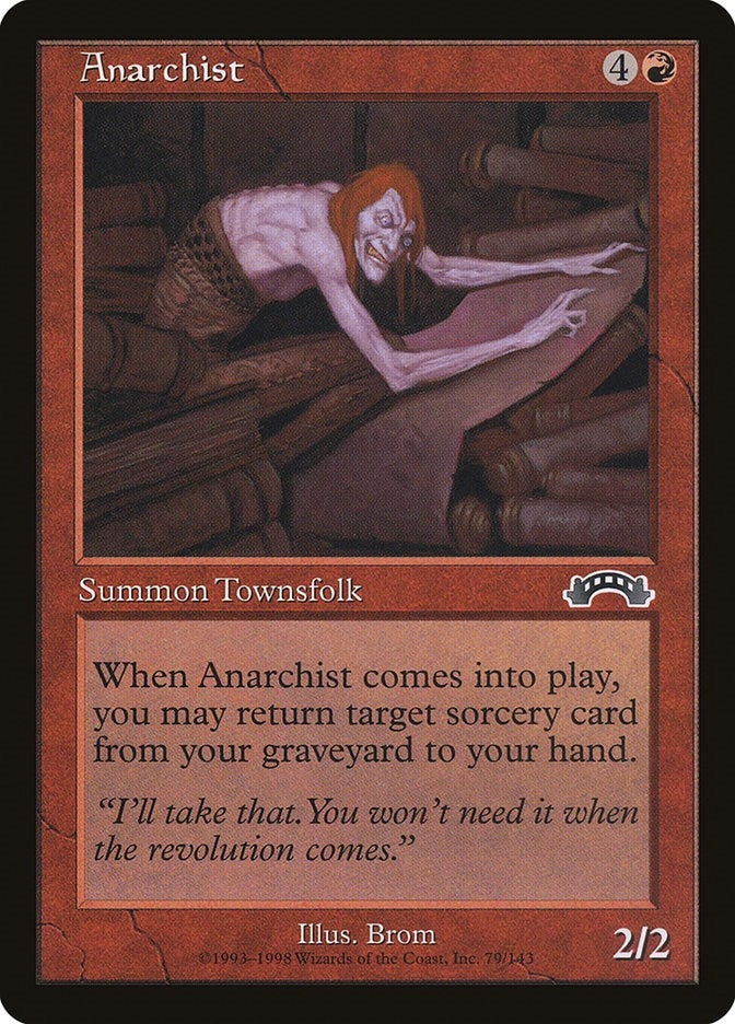 Image for Anarchist (Exodus) (79) - Magic: The Gathering