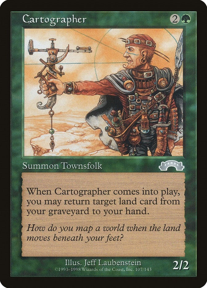 Image for Cartographer (Exodus) (107) - Magic: The Gathering