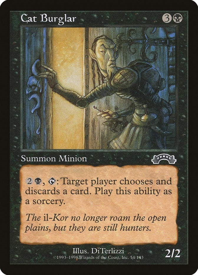 Image for Cat Burglar (Exodus) (54) - Magic: The Gathering