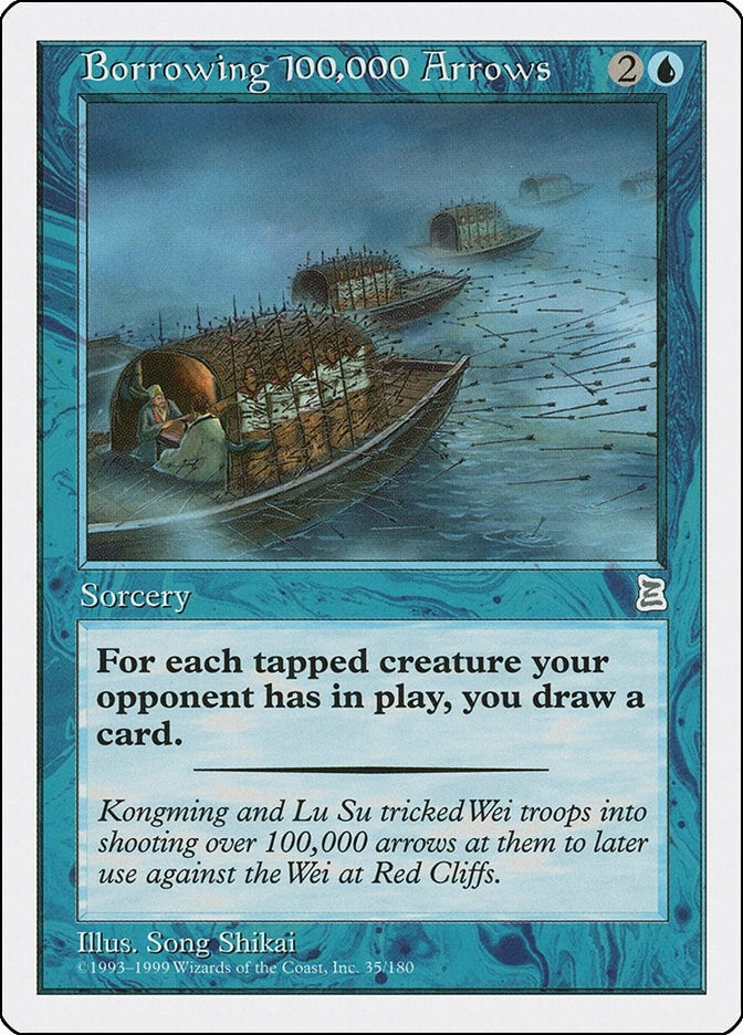 Image for Borrowing 100,000 Arrows (Portal Three Kingdoms) (35) - Magic: The Gathering