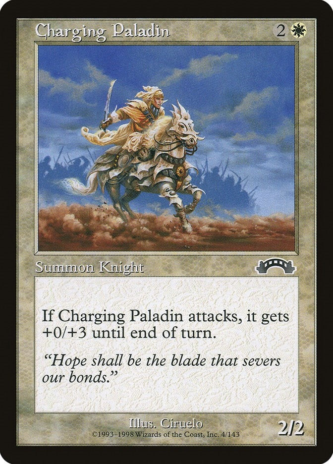 Image for Charging Paladin (Exodus) (4) - Magic: The Gathering