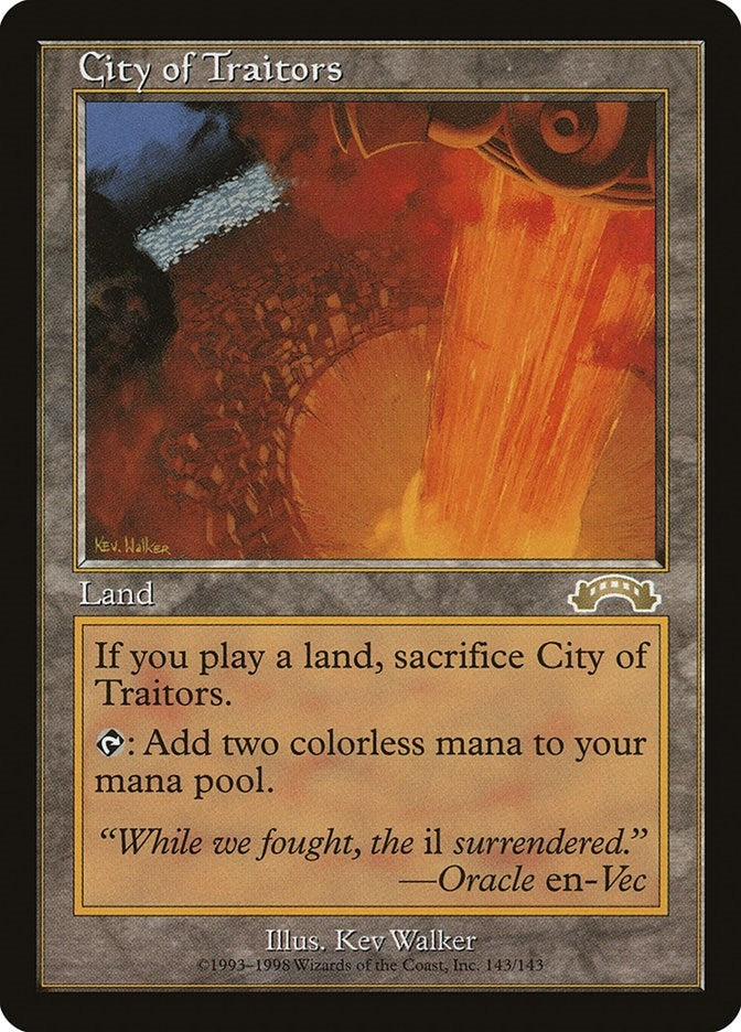 Image for City of Traitors (Exodus) (143) - Magic: The Gathering