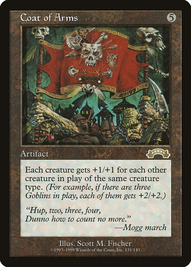 Image for Coat of Arms (Exodus) (131) - Magic: The Gathering