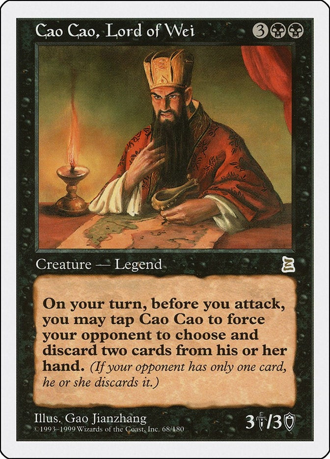 Image for Cao Cao, Lord of Wei (Portal Three Kingdoms) (68) - Magic: The Gathering