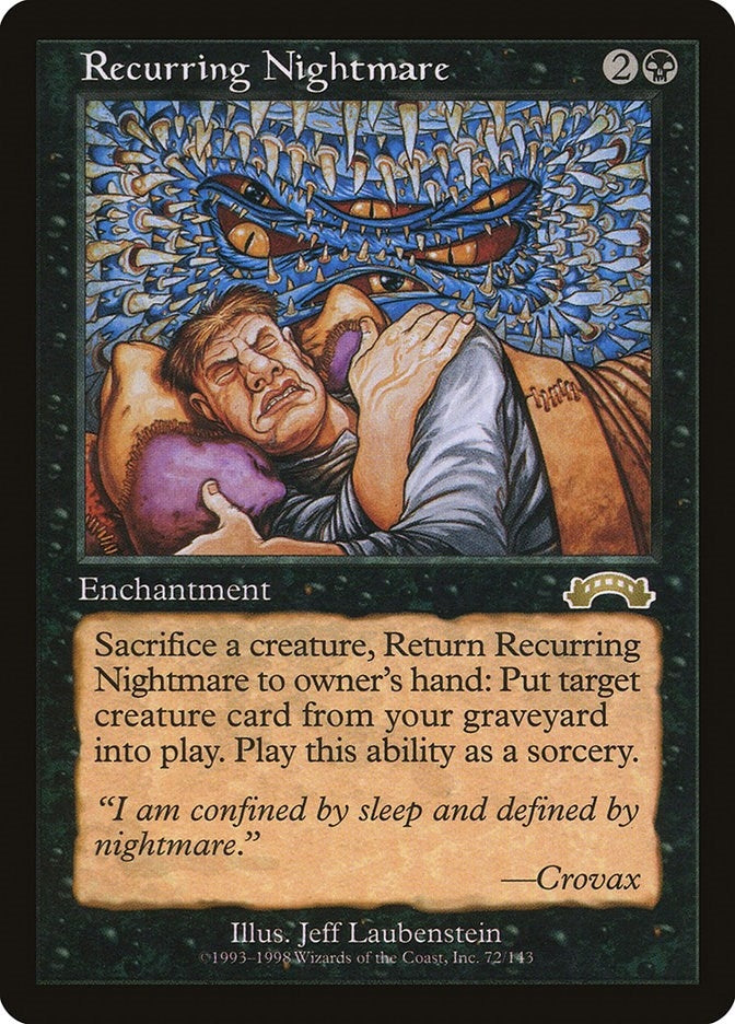 Image for Recurring Nightmare (Exodus) (72) - Magic: The Gathering