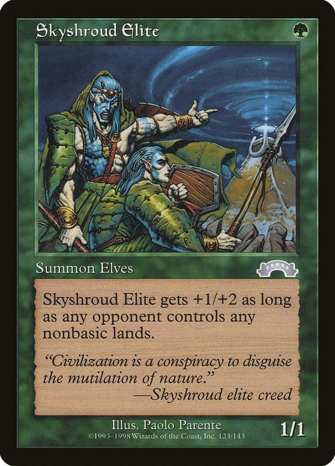 Image for Skyshroud Elite (Exodus) (123) - Magic: The Gathering