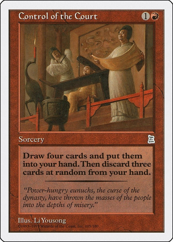 Image for Control of the Court (Portal Three Kingdoms) (105) - Magic: The Gathering