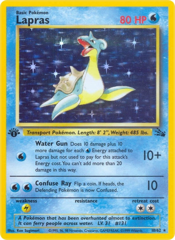 Image for Lapras (10) (Fossil) (10/62) - Pokemon