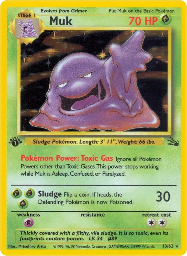 Image for Muk (13) (Fossil) (13/62) - Pokemon