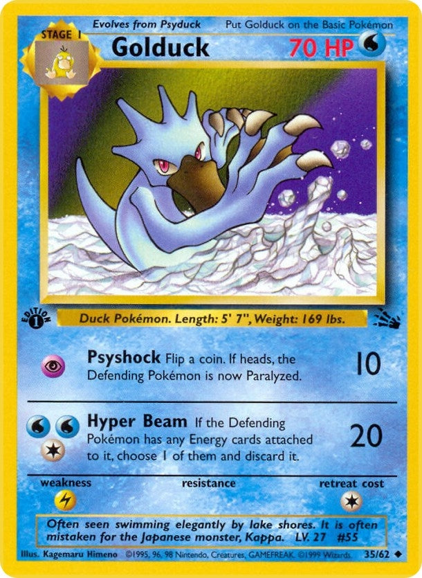 Image for Golduck (Fossil) (35/62) - Pokemon