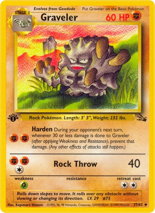 Image for Graveler (Fossil) (37/62) - Pokemon