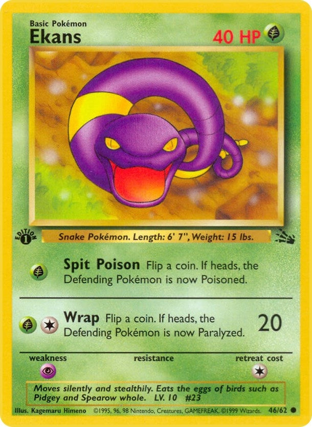 Image for Ekans (Fossil) (46/62) - Pokemon