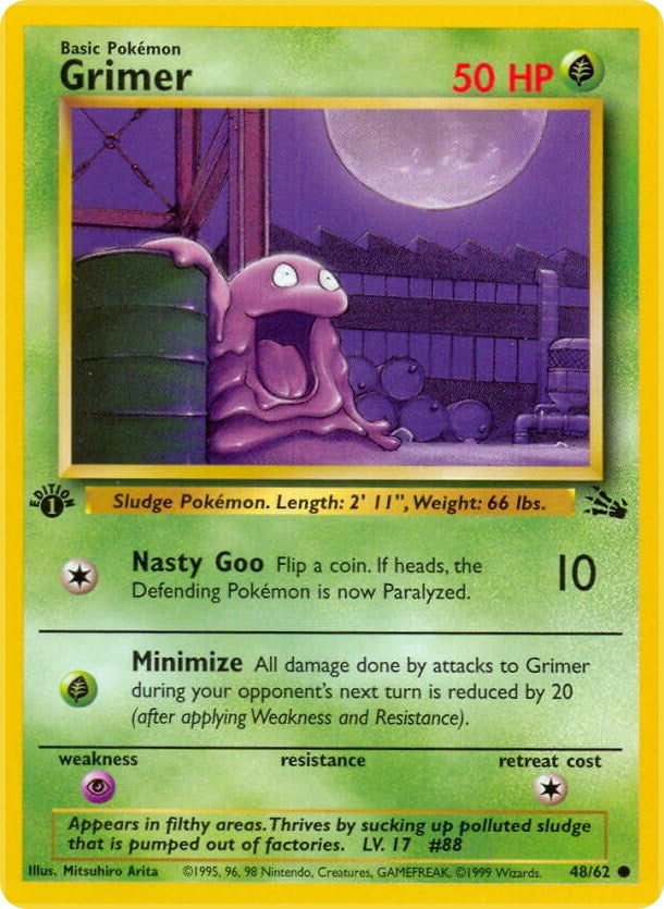 Image for Grimer (Fossil) (48/62) - Pokemon