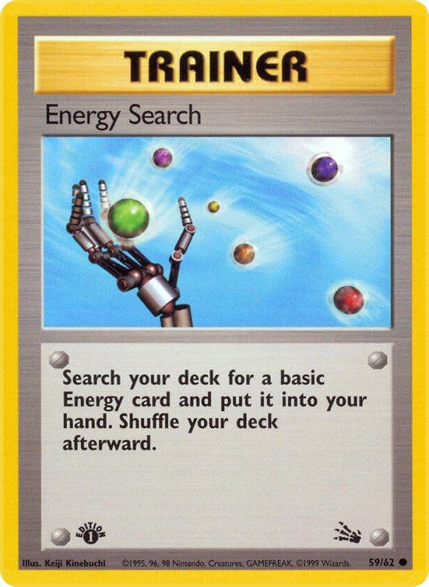 Image for Energy Search (Fossil) (59/62) - Pokemon