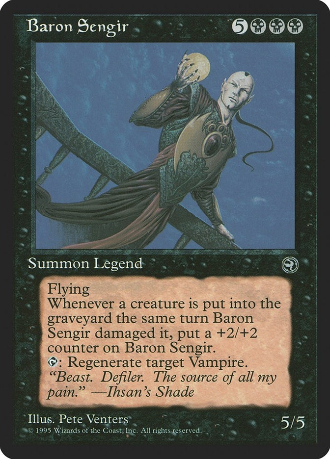Image for Baron Sengir (Homelands) - Magic: The Gathering