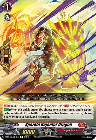 Image for Sparkle Rejector Dragon (D-BT06: Blazing Dragon Reborn) (D-BT06/038EN) - Cardfight Vanguard