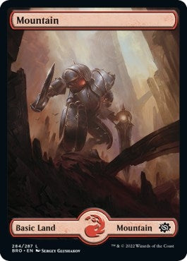 Image for Mountain (284) - Full Art (The Brothers' War) (284) - Magic: The Gathering