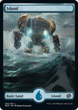 Image for Island (280) - Full Art (The Brothers' War) (280) - Magic: The Gathering