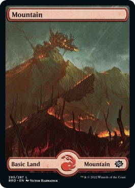 Image for Mountain (285) - Full Art (The Brothers' War) (285) - Magic: The Gathering