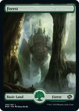 Image for Forest (286) - Full Art (The Brothers' War) (286) - Magic: The Gathering