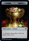 Image for Treasure // Clue Double-Sided Token (Pioneer 2022) (Unique and Miscellaneous Promos) (19 // 14) - Magic: The Gathering