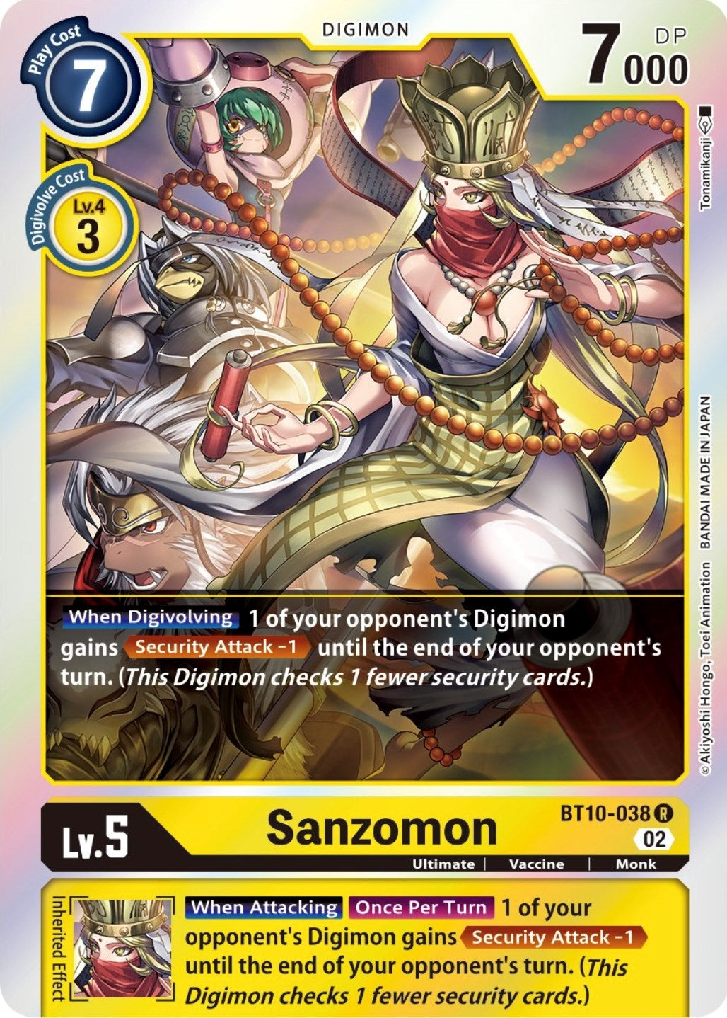 Image for Sanzomon (BT10) (10038)