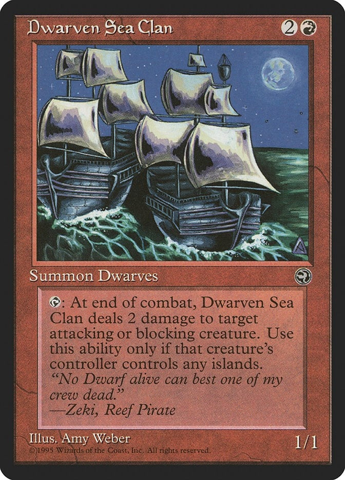 Image for Dwarven Sea Clan (Homelands) - Magic: The Gathering