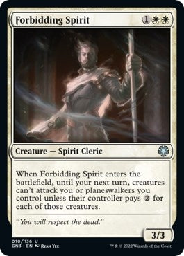 Image for Forbidding Spirit (Magic Game Night: Free-For-All) (10) - Magic: The Gathering