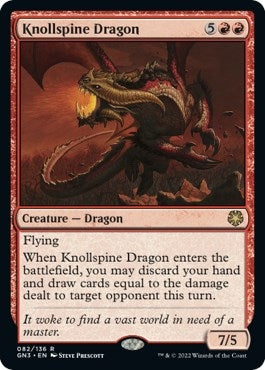 Image for Knollspine Dragon (Magic Game Night: Free-For-All) (82) - Magic: The Gathering