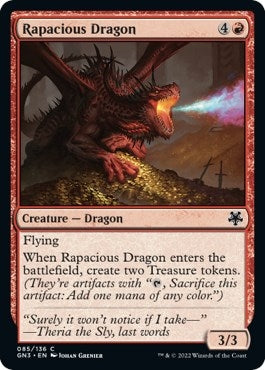 Image for Rapacious Dragon (Magic Game Night: Free-For-All) (85) - Magic: The Gathering