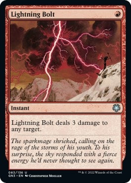 Image for Lightning Bolt (Magic Game Night: Free-For-All) (83) - Magic: The Gathering