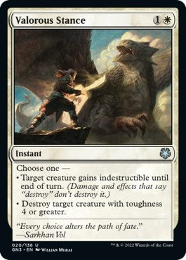 Image for Valorous Stance (Magic Game Night: Free-For-All) (20) - Magic: The Gathering