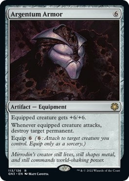 Image for Argentum Armor (Magic Game Night: Free-For-All) (113) - Magic: The Gathering