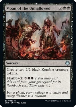 Image for Moan of the Unhallowed (Magic Game Night: Free-For-All) (57) - Magic: The Gathering
