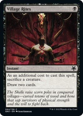 Image for Village Rites (Magic Game Night: Free-For-All) (64) - Magic: The Gathering