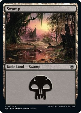 Image for Swamp (128) (Magic Game Night: Free-For-All) (128) - Magic: The Gathering