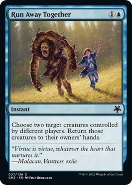 Image for Run Away Together (Magic Game Night: Free-For-All) (37) - Magic: The Gathering
