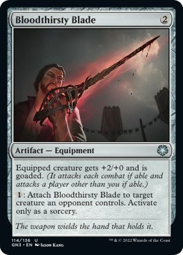 Image for Bloodthirsty Blade (Magic Game Night: Free-For-All) (114) - Magic: The Gathering