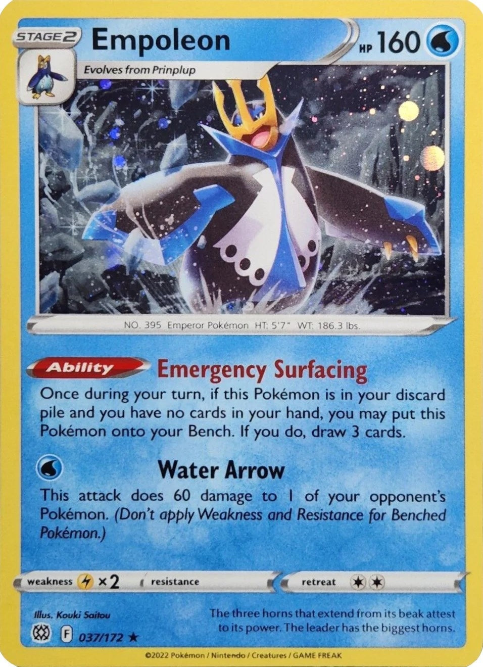 Image for Empoleon - 037/172 (Cosmos Holo) (Miscellaneous Cards & Products) (037/172) - Pokemon