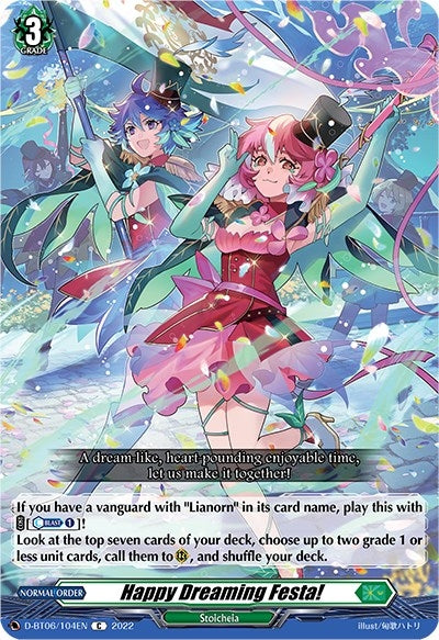 Image for Happy Dreaming Festa! (D-BT06: Blazing Dragon Reborn) (D-BT06/104EN) - Cardfight Vanguard