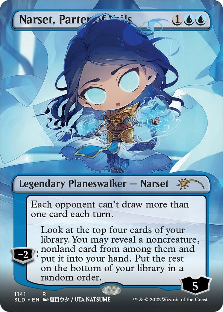 Image for Narset, Parter of Veils (Borderless) (Secret Lair Drop Series) (1141) - Magic: The Gathering