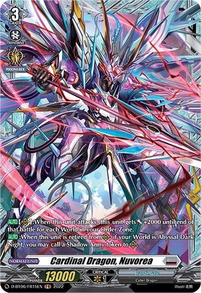 Image for Cardinal Dragon, Nuvorea (FR) (D-BT06: Blazing Dragon Reborn) (D-BT06/FR15EN) - Cardfight Vanguard