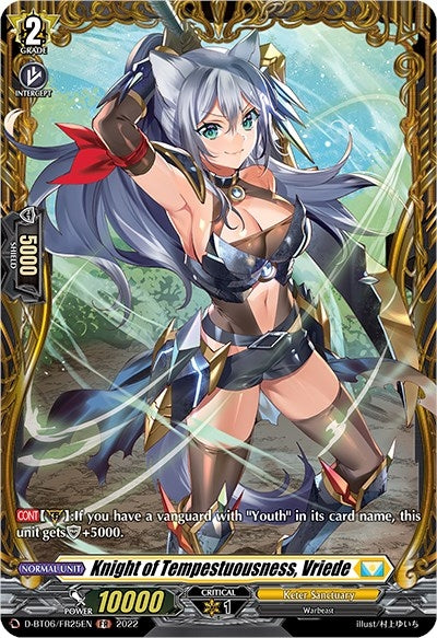 Image for Knight of Tempestuousness, Vriede (FR) (D-BT06: Blazing Dragon Reborn) (D-BT06/FR25EN) - Cardfight Vanguard