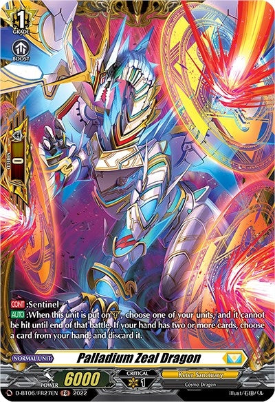 Image for Palladium Zeal Dragon (FR) (D-BT06: Blazing Dragon Reborn) (D-BT06/FR27EN) - Cardfight Vanguard